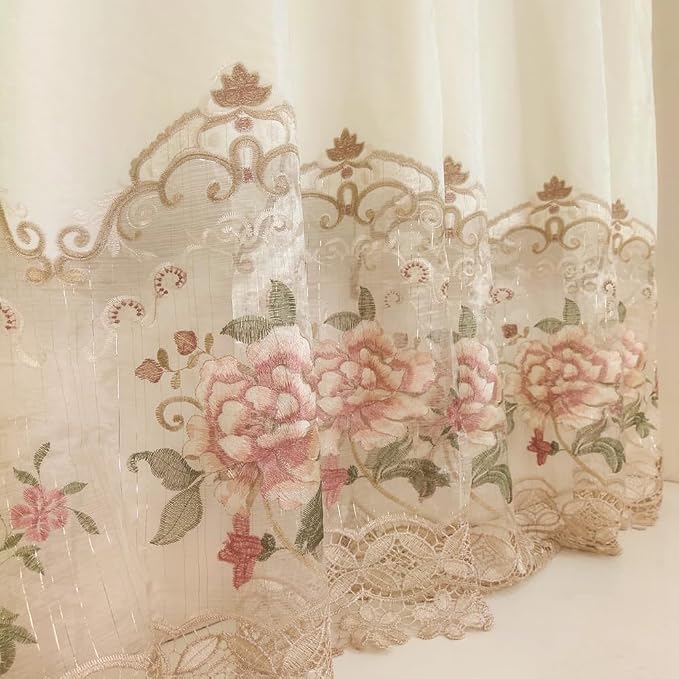 Luxury Embroidered Cloth Curtain 96 inch Length - Image 5