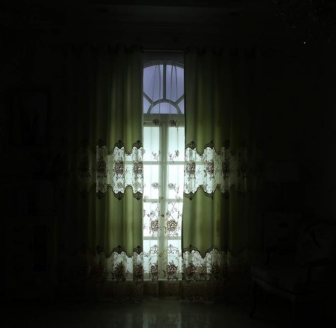 Luxury Embroidered Cloth Curtain 84 inch Length - Image 5