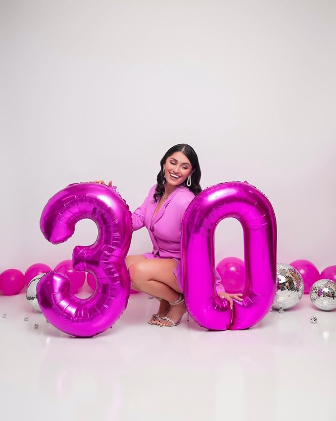 Rosy Purple 6 Balloon - Image 9