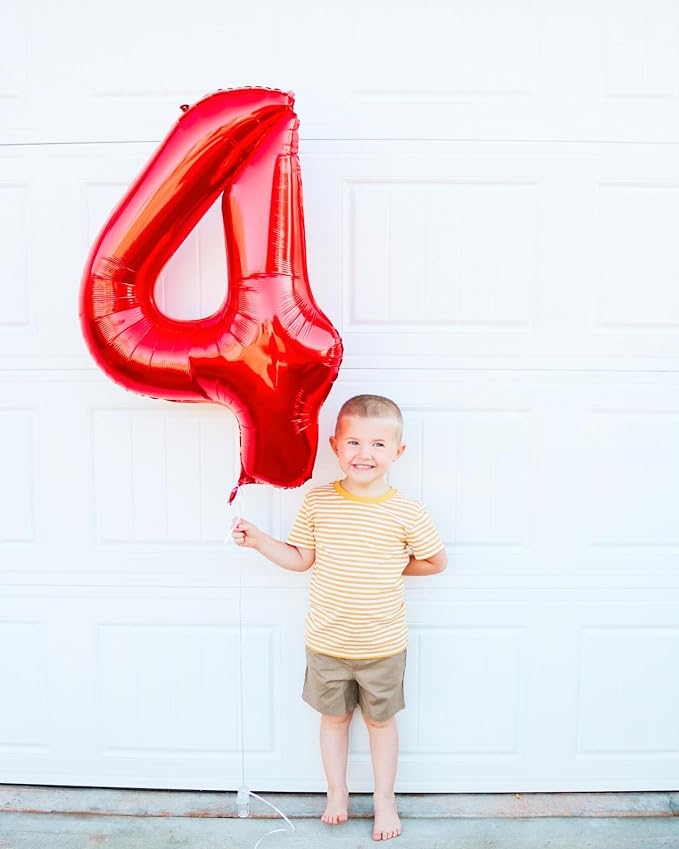 Red Number 9 Balloon 40 Inch - Image 7