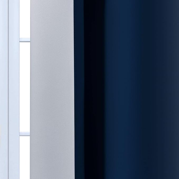 Yakamok Ombre Curtains Blue and Greyish White - Image 7