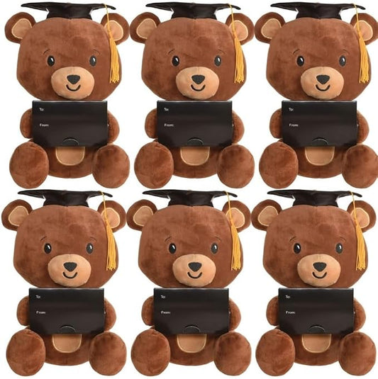 Brown Grad Bear Plush Balloon Weight & Gift Card Holder by AmscanPartySupplies