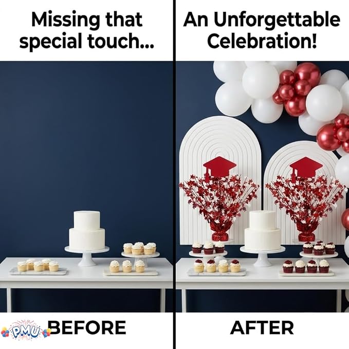 PMU 6 Pcs Graduation Centerpieces - Image 6