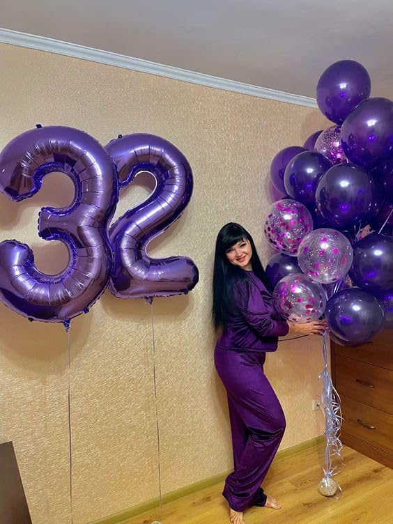 Purple Number 3 Balloon 40 Inch - Image 4