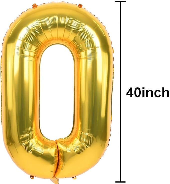 TONIFUL 40 Inch Gold Foil Number 25 Balloon, 25th Birthday Decorations | Large - Image 2