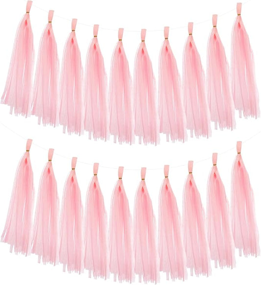 MECCANIXITY 20Pcs Tassel Garland Banner Tissue Paper by MECCANIXITY