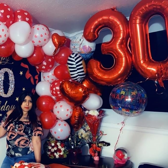 23 Balloon Numbers 40Inch for 12 23th Year Old Birthday Decorations, Inflation - Image 2