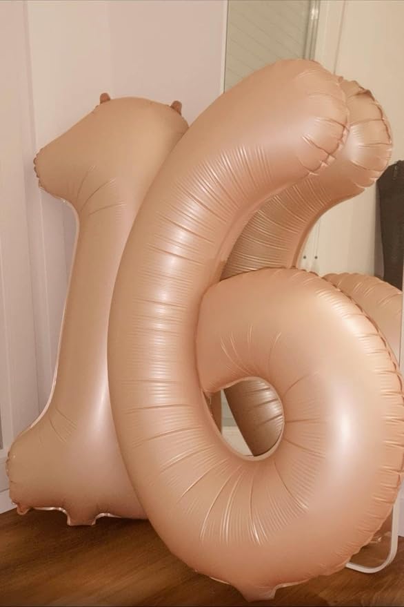 Light Brown Number 1 Balloon 40 inch, 1st Birthday Party Balloons Decoration | - Image 8