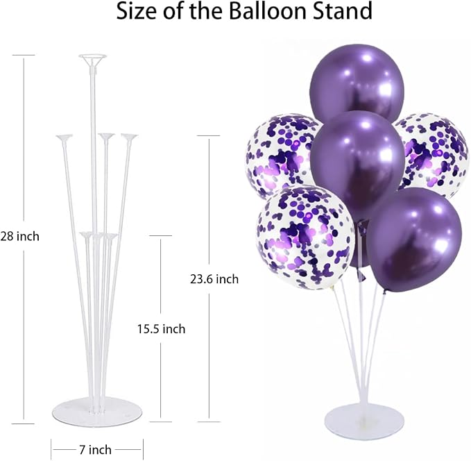 4 Set Balloon Stand Kit for Table Centerpieces - Image 6
