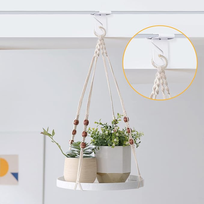 20 Pairs Drop Ceiling Hooks for Hanging, Suspended Track Ceiling Tile Clips - Image 7
