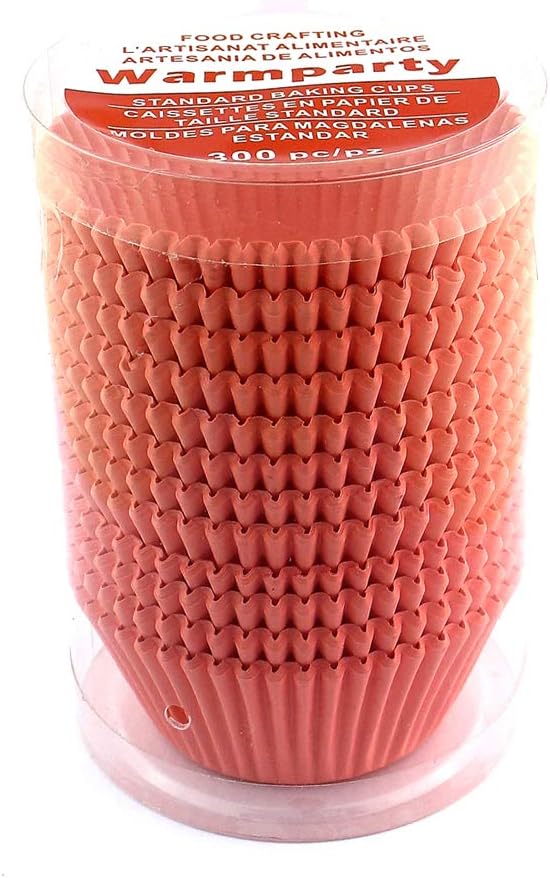 Pink Baking Cups Cupcake Liners Wrappers Paper Muffin Standard Sized 300 Count