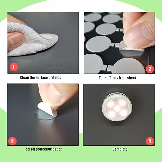 160 Pcs Sticky Tack, Double Sided Sticky Dot, No Trace Poster Adhesive Putty - Image 4