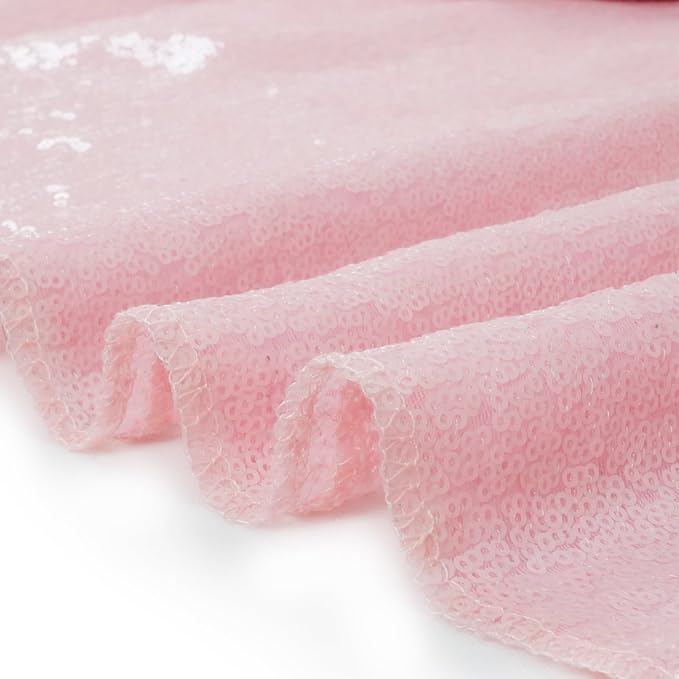Eternal Beauty Pink 3mm Sequin Backdrop 6x6 Ft - Image 9