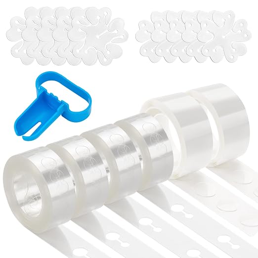 Balloon Arch Kit, 200 Clear Glue Point Dots, 209.97 ft Garland Strip | Double by Aubeco