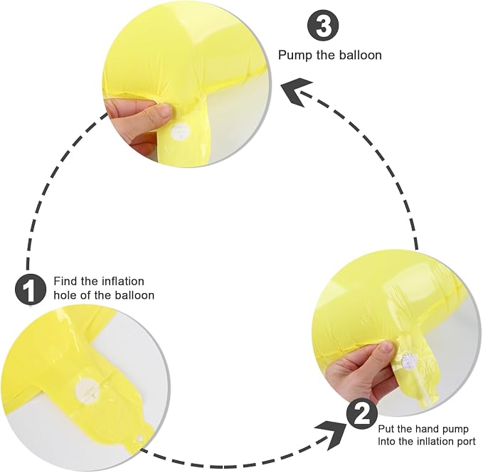9 Balloon Number 40 Inch Yellow Balloons - Image 7