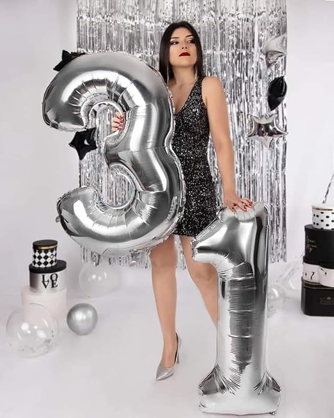 10 Balloon Numbers 40Inch for 10th Year Old Birthday Decorations, Inflation - Image 7