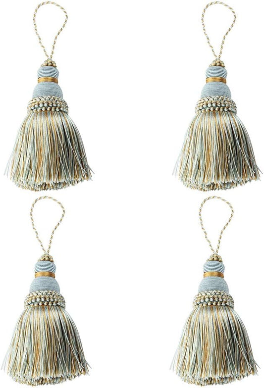 4Pcs Colorful Tassel Key Tassels DIY Accessories | 9.5 Inch Tassels by fenghuangwu
