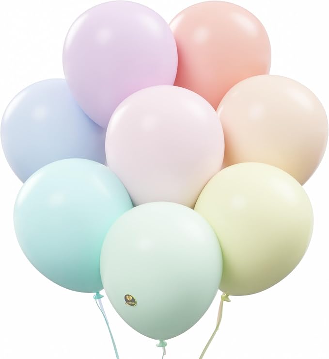 AFTERLOON® Biodegradable Natural Rubber Latex Balloons 24 pcs Pastel Assorted by AFTERLOON%C2%AE