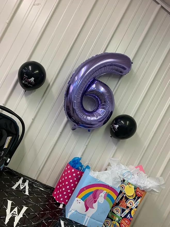 Purple 7 Balloon - Image 3