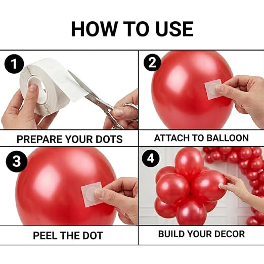 1000x Double Sided Adhesive Dots - Image 3