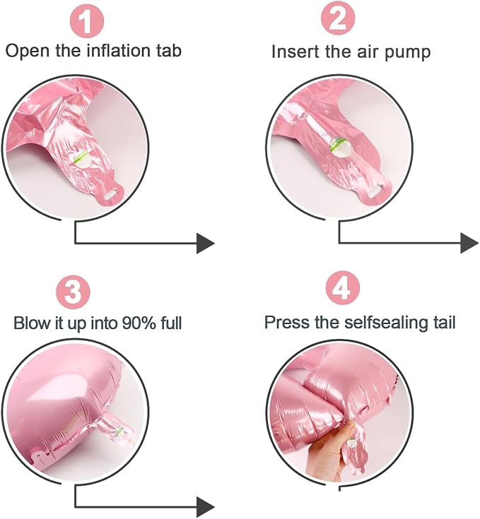 Pastel Pink 6 Balloon - Image 6