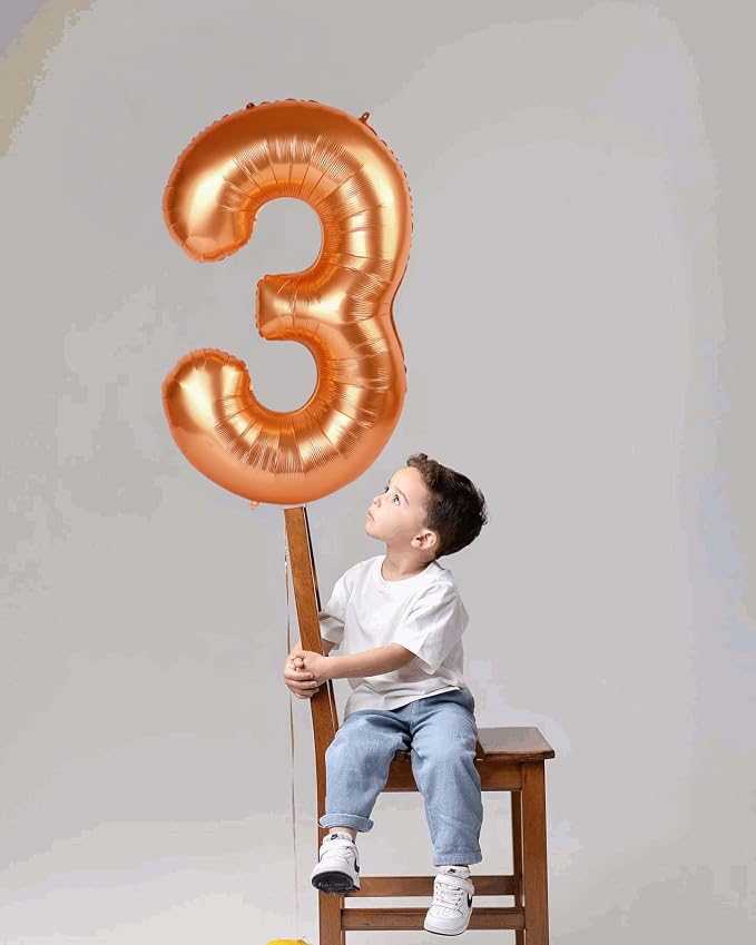 Orange 6 Balloon - Image 3