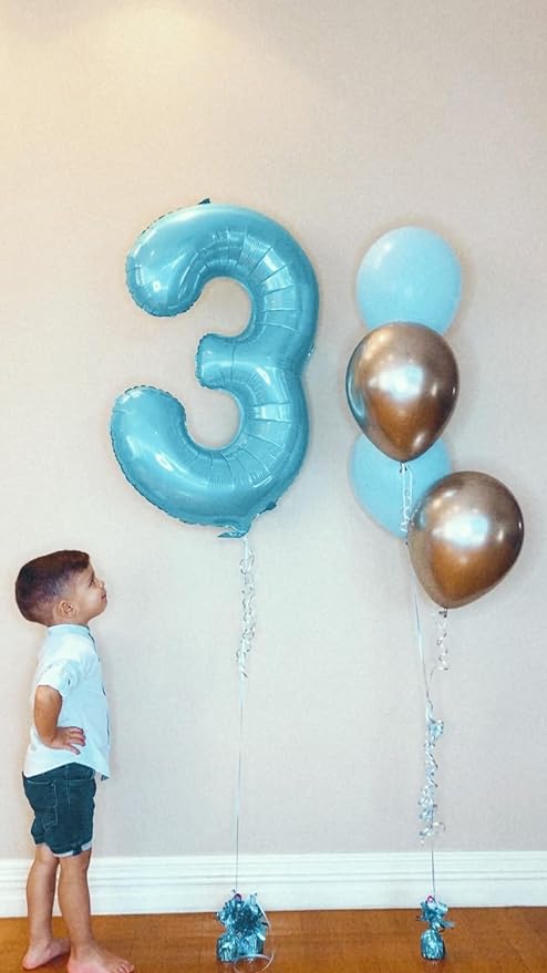 Pastel Blue 2 Balloon - Image 4
