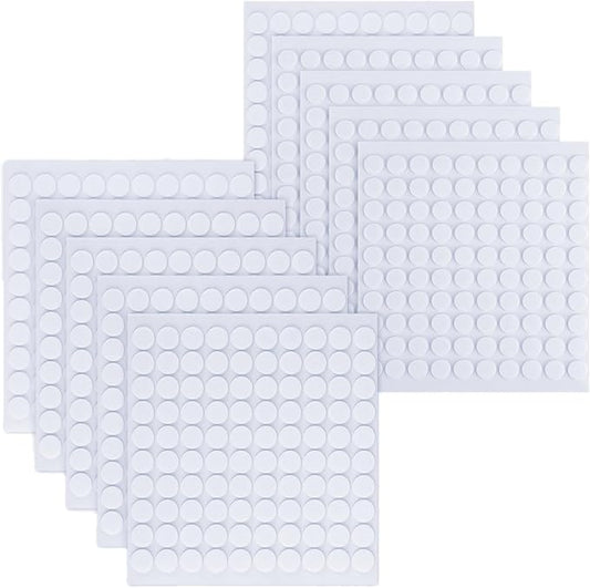 ACFELLE 10 Sheet Foam Round Dots Double-Sided Adhesive 3D Craft Foam Tape by ACFELLE