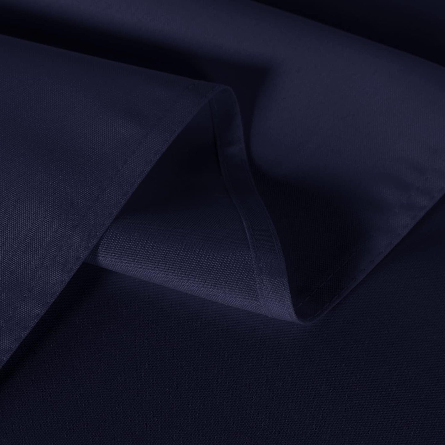 sancua 2 Pack Navy Tablecloth 54 x 78 Inch, Rectangle 4 Feet Table Cloth - Stain and Wrinkle Resistant Washable Polyester Table Cover for Dining Tables, Buffet Parties and Camping
