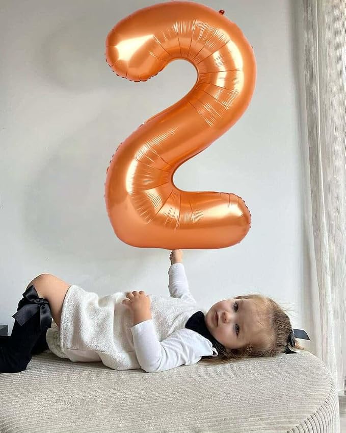 Orange 6 Balloon - Image 2