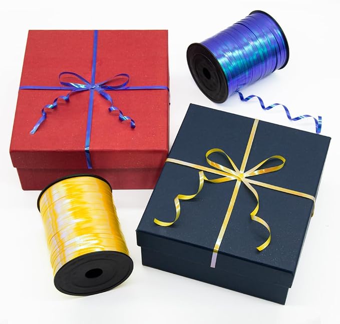 Blue Gradient Curling Ribbon, 1/5" Wide x 500 Yards Christmas Curling Ribbons - Image 3