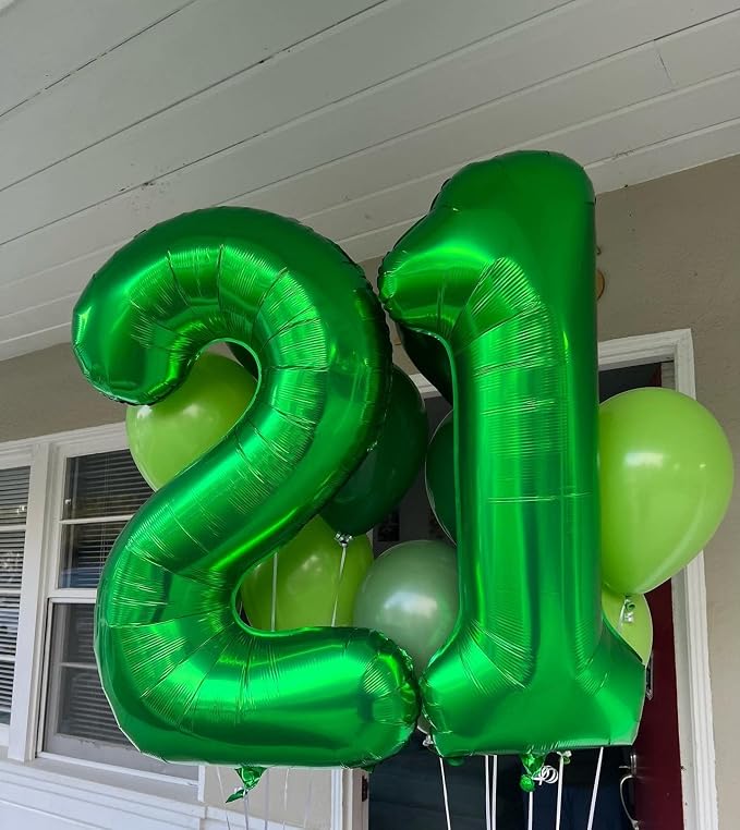 Green 12 Balloon - Image 2