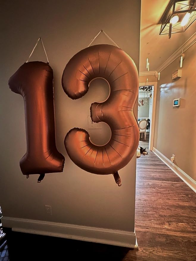 Number Balloons 3 Balloon Coffee - Image 4