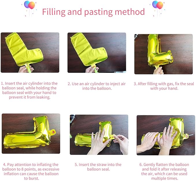 Cartoon Party Balloons, Cute Number 7 Balloon - Image 6