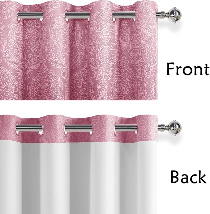 DWCN Ombre Room Darkening Blackout Curtains - Image 4