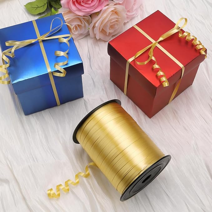 500 Yards Gold Curling Ribbon Balloon String Ribbon 1/5 Inch | Ribbon - Image 4