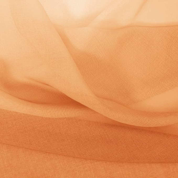 DWCN Ombre Faux Linen Sheer Curtains - Image 6