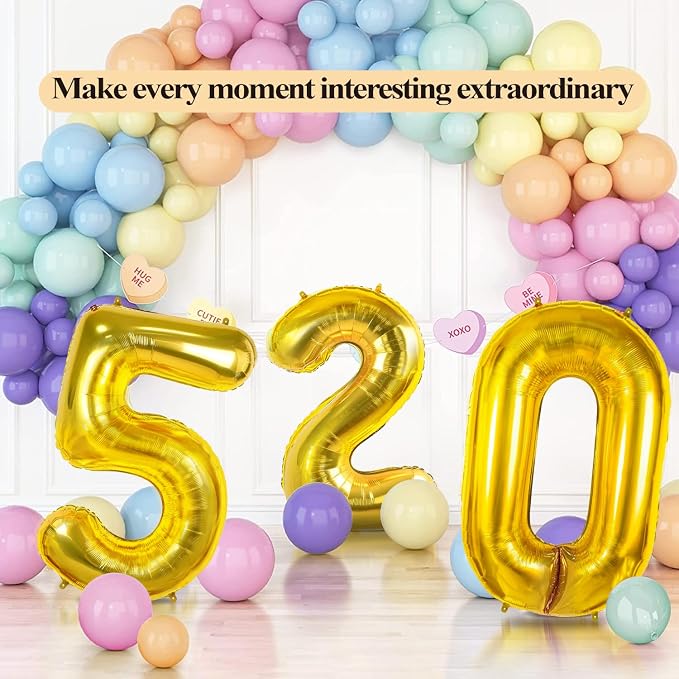 Number 78 Balloons for 78th Birthday Party Decorations, 0-100 Large No.78 - Image 6