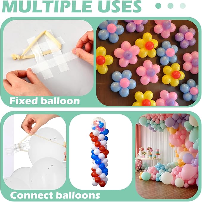 20 Pack Large Balloon Arch Clips Plastic Transparent Backdrop Spring Clamps 3.5 - Image 4
