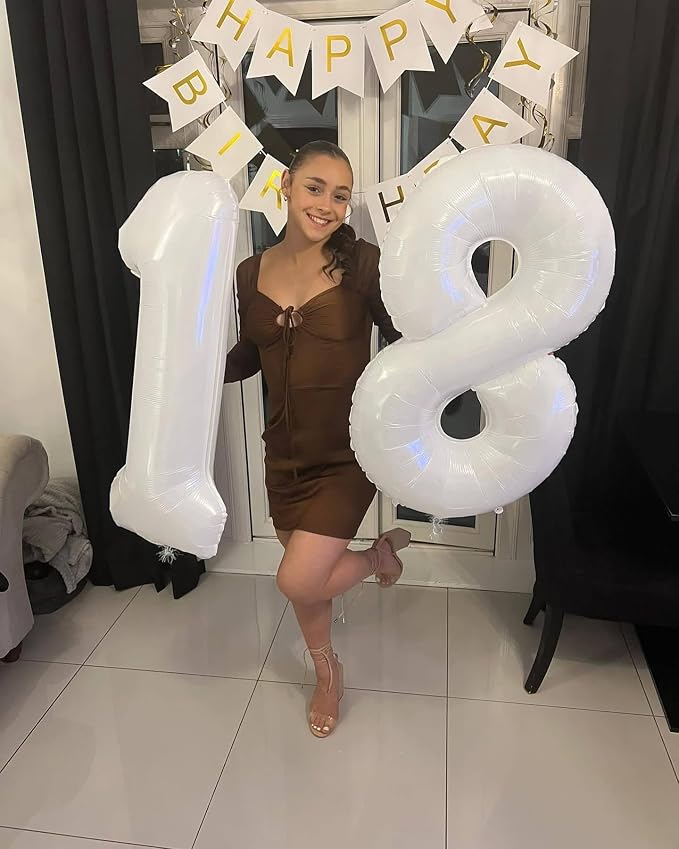 White 12 Balloon - Image 7
