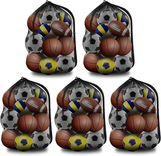 BROTOU Extra Large Sports Ball Bag Mesh, Basketball Bags Team Balls | by BROTOU