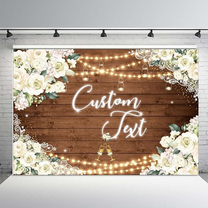 MEHOFOND 10x7ft Mr and Mrs Custom Backdrop by MEHOFOND