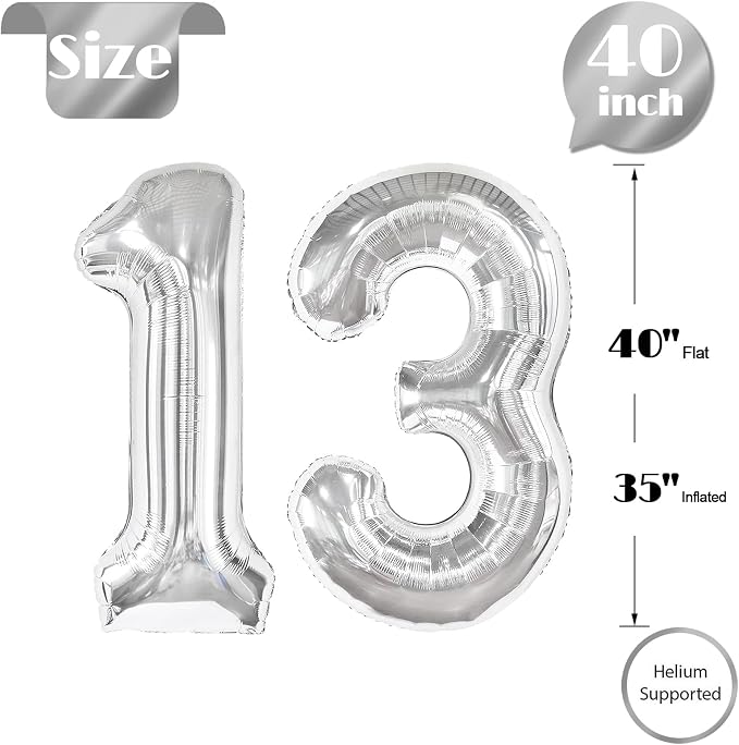 Sliver 13 Balloon - Image 5