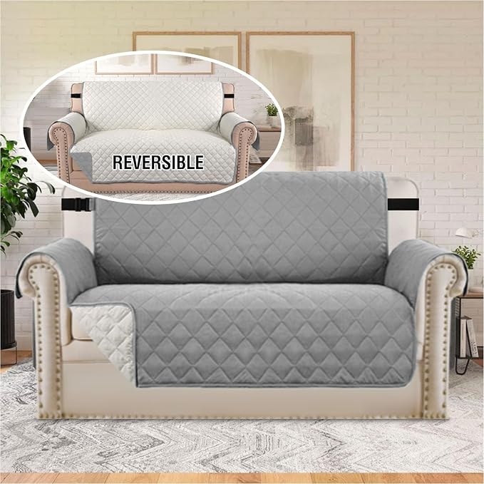 H.VERSAILTEX Sofa Protector for Dogs/Cats/Pets Sofa Covers Slipcover Quilted - Image 3