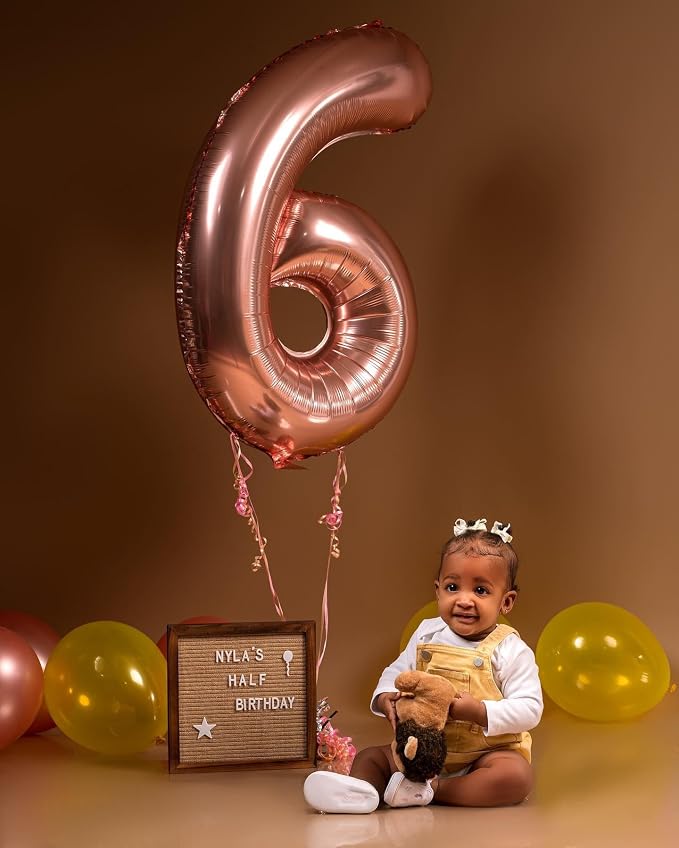 Rose Gold 4 Balloon - Image 9