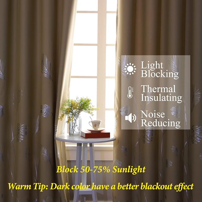 Thermal Insulated Blackout Curtains 108 Inches Long - Image 6