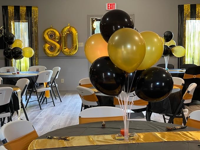 Number Balloons 8 Balloon 40 inch Gold - Image 4