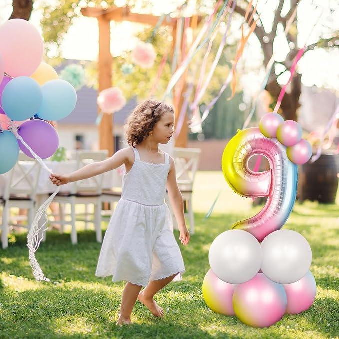 OFFCUP 40 Inch Gradient Number 10 Balloon - Image 6