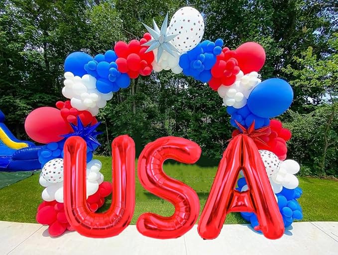 Red Letter E Balloons, E Balloon 40 Inch E Balloons Letter - Image 5