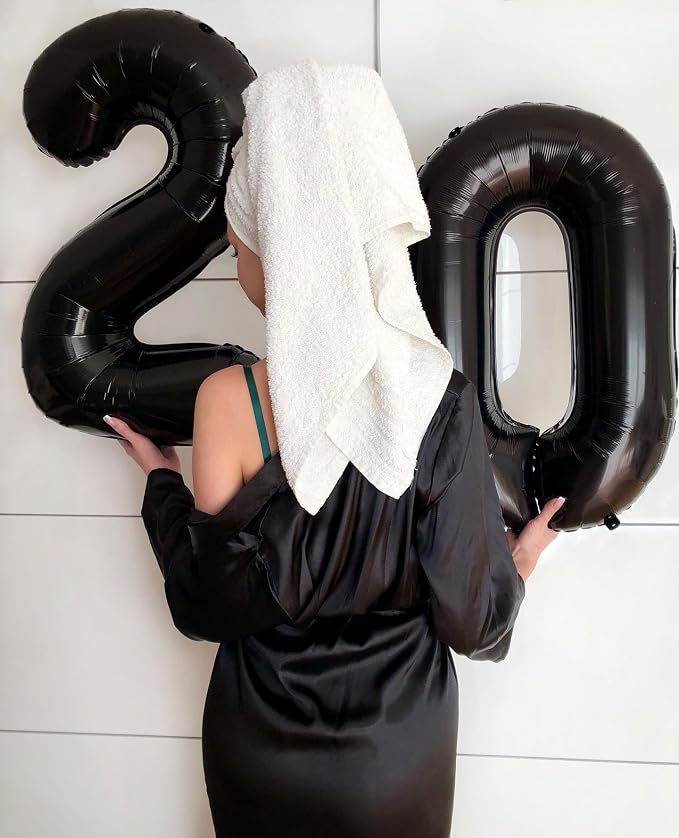 Black 20 Balloon - Image 2